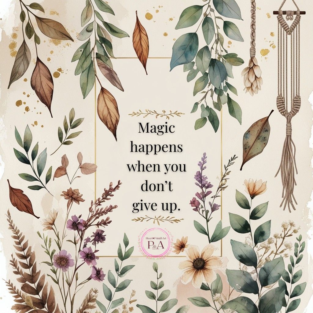 The Power of Not Giving Up - Free Digital Download