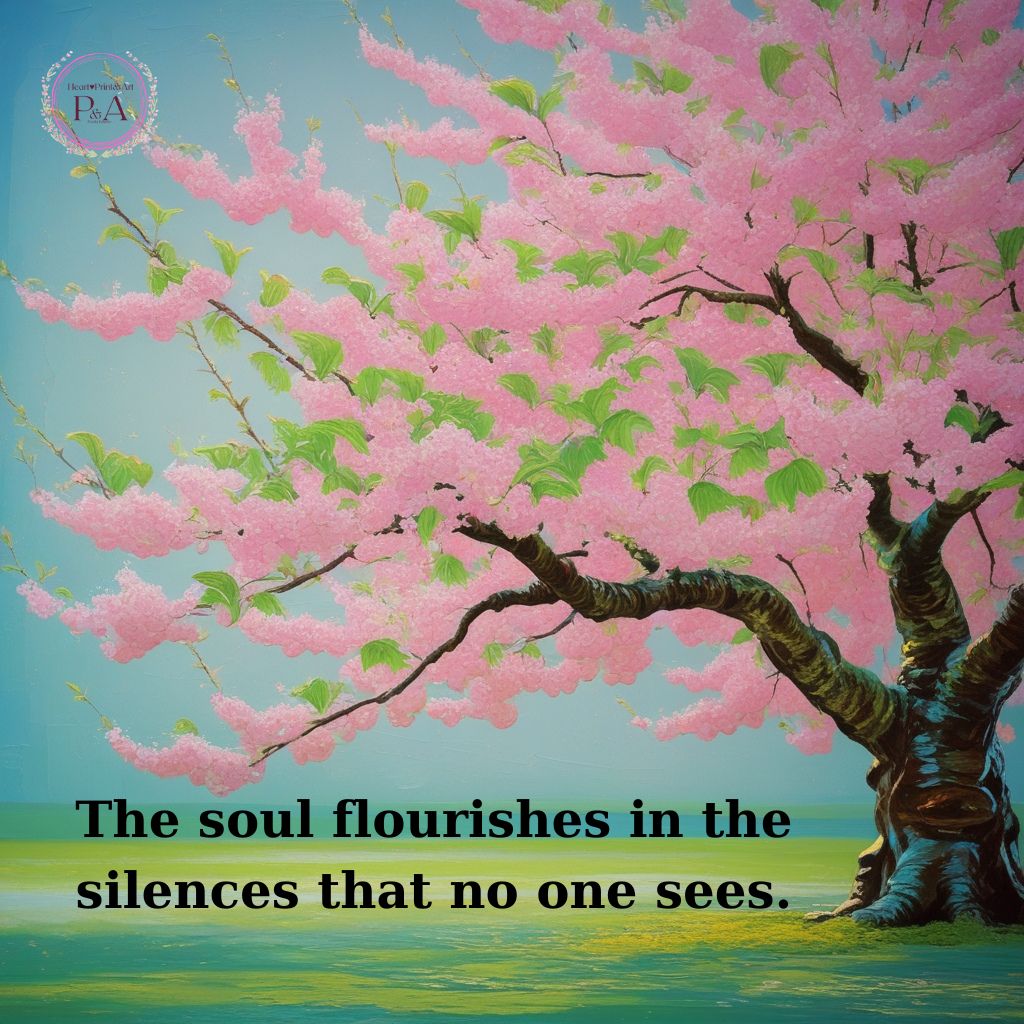 In silence the soul blossoms - Free Digital Download