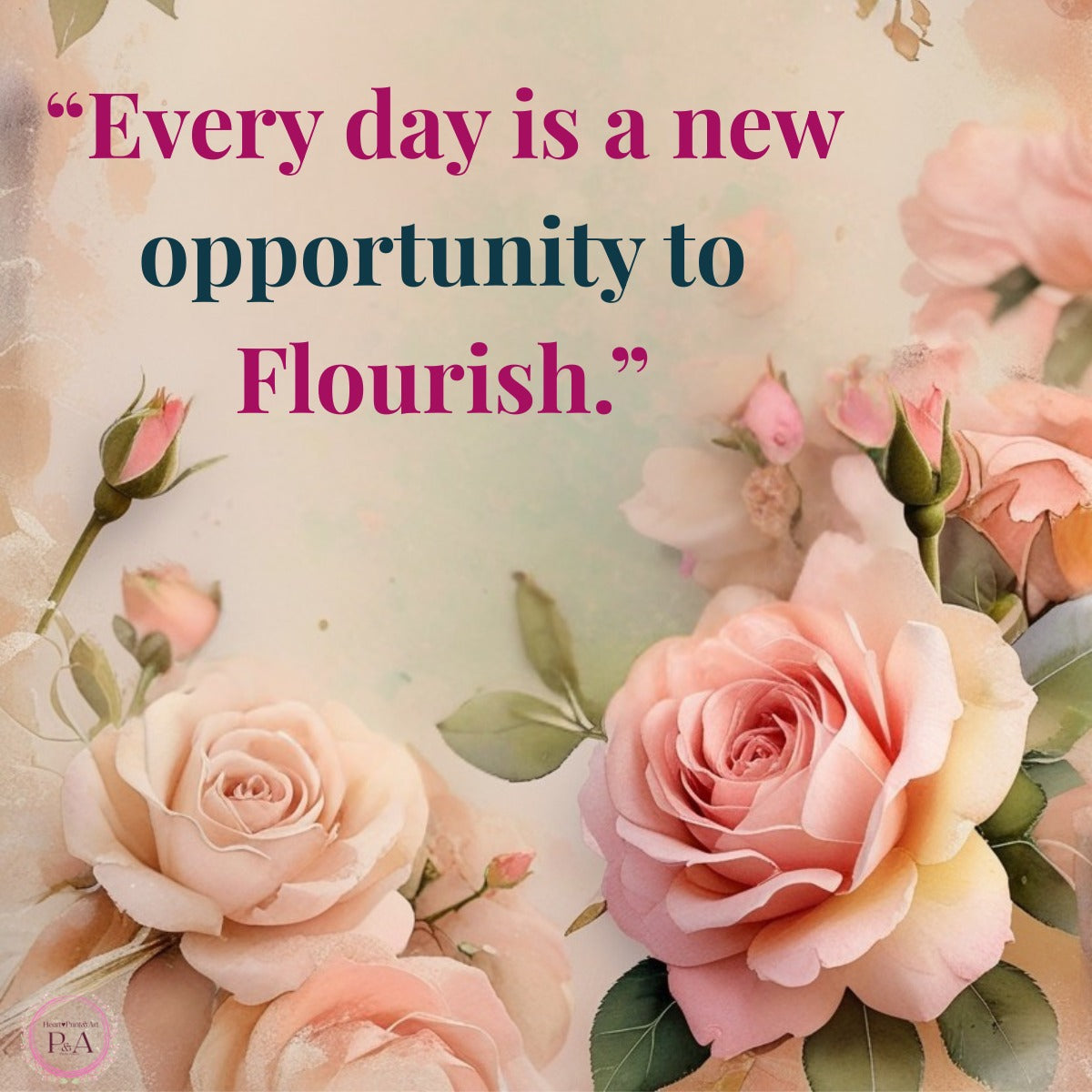 Blossom with Every Step - Free Digital Download