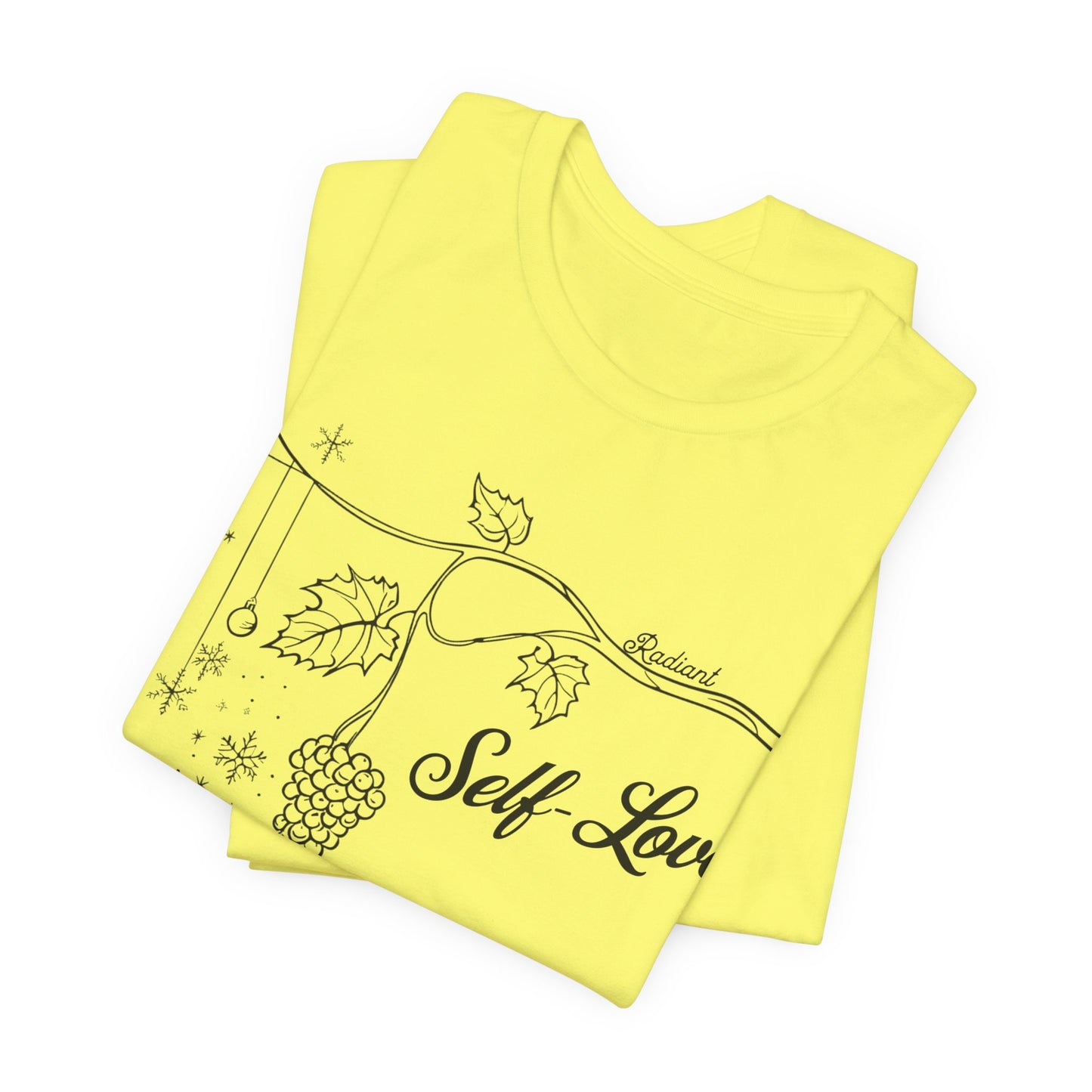 Women’s T-Shirt with Grapevine Design and “Self-Love” Message | Minima