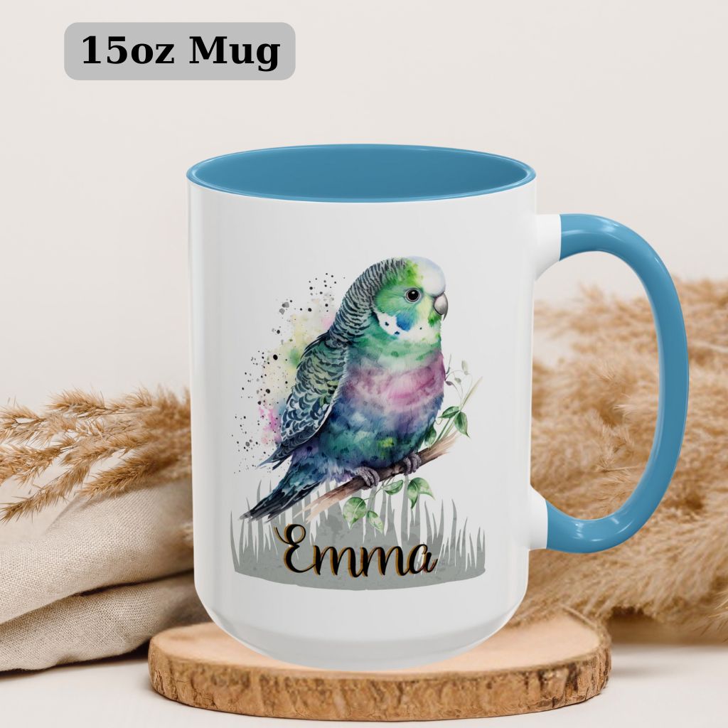 Large personalized gift mug 15oz featuring custom animal and recipient’s name