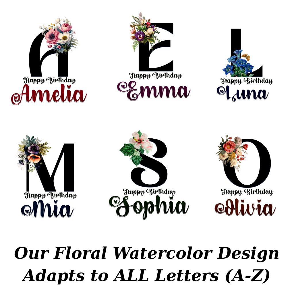 Double-Sided 30th Birthday Mug – Flirty & Thriving Floral Coffee Mug Gift for Women – Personalized Birthday Present