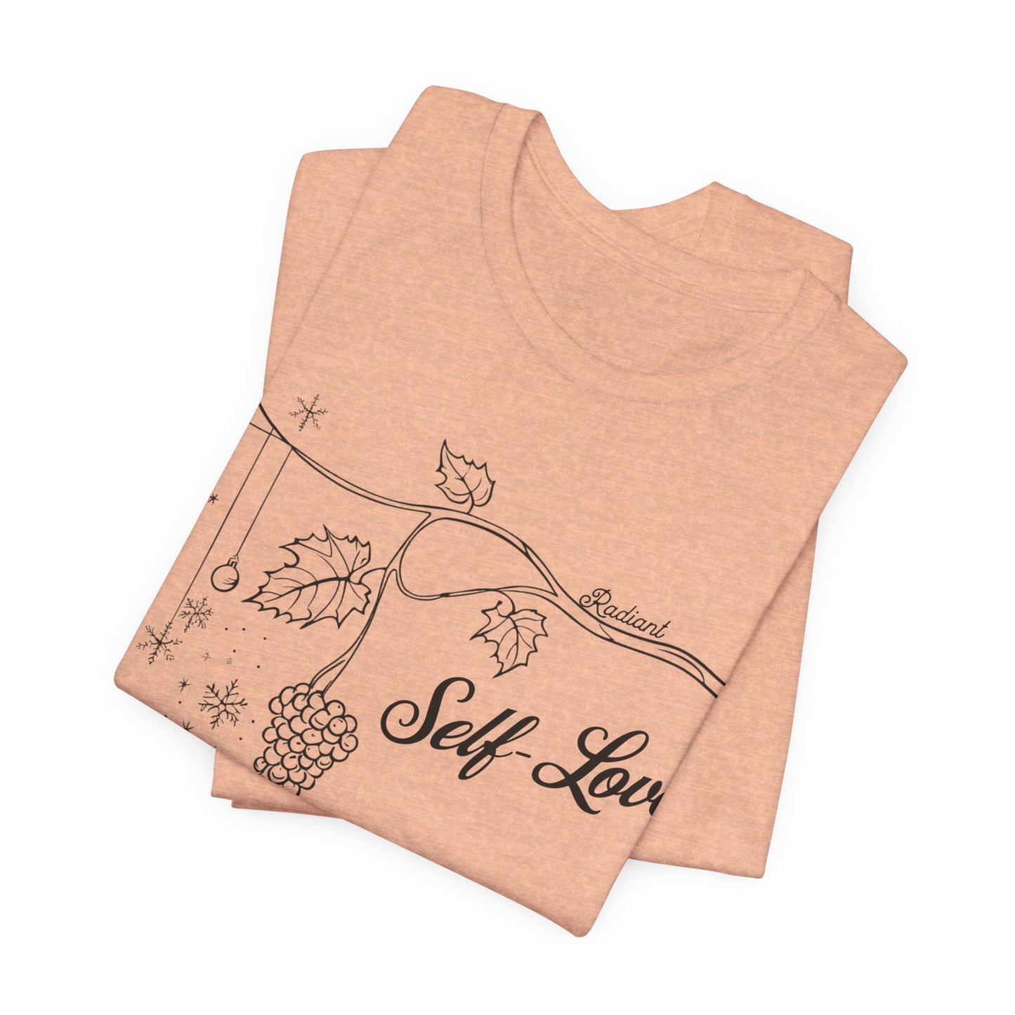 Women’s T-Shirt with Grapevine Design and “Self-Love” Message | Minima