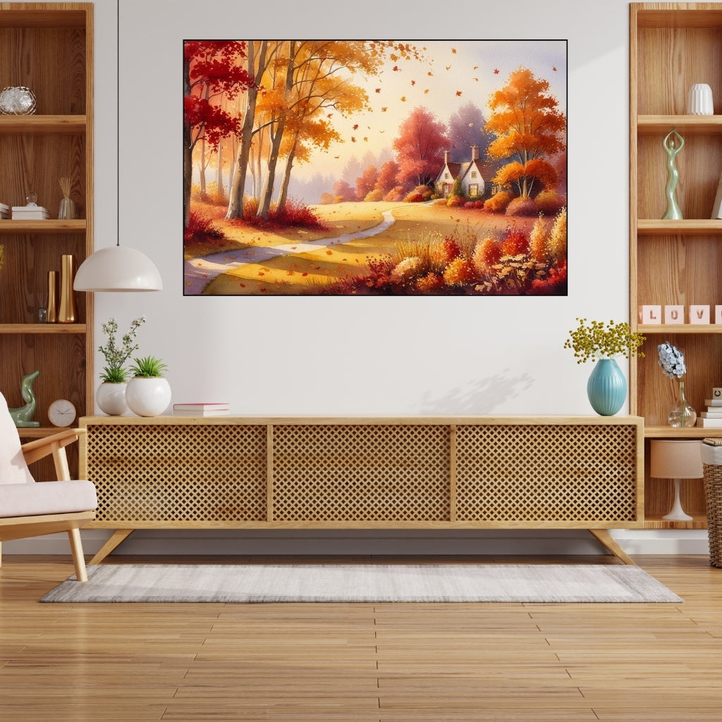 AI Generated Vintage Art Wall Decor, Gift for Nature Lovers