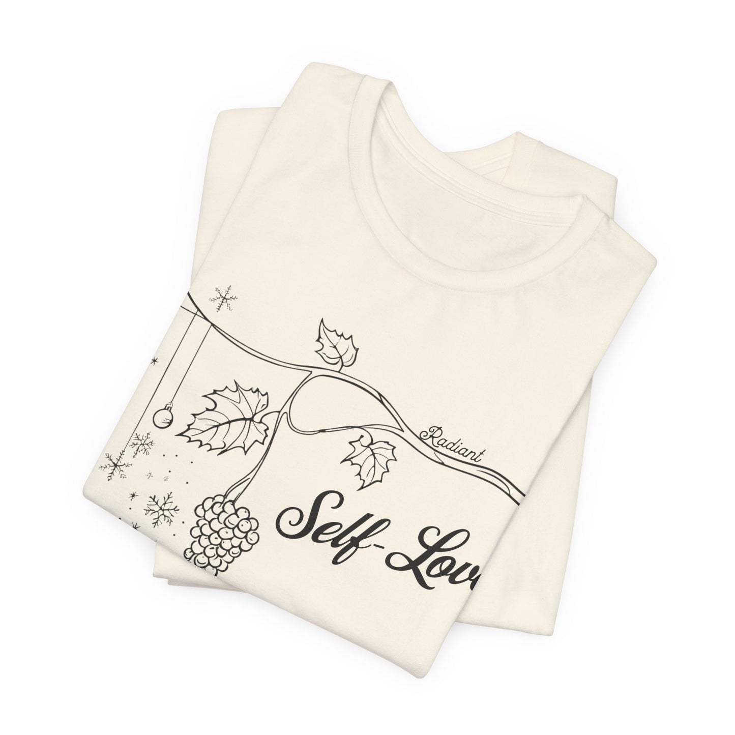 Women’s T-Shirt with Grapevine Design and “Self-Love” Message | Minima