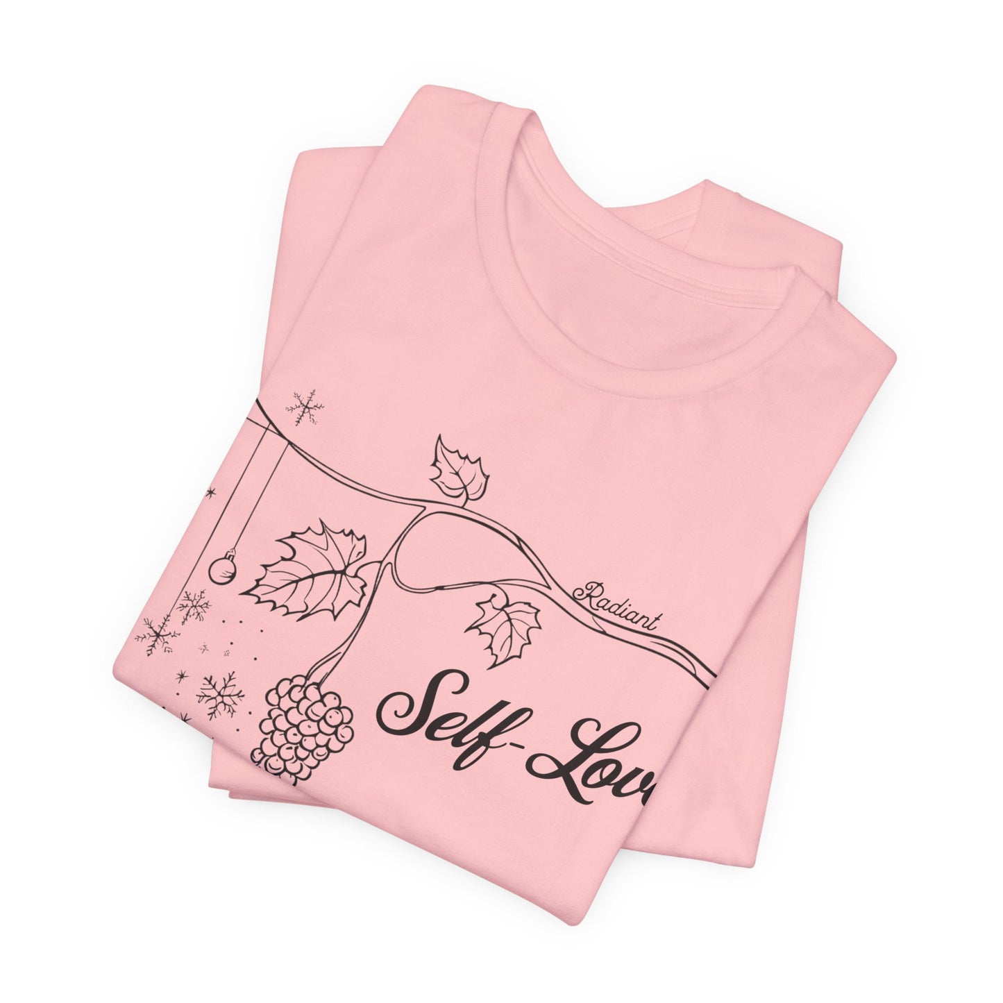 Women’s T-Shirt with Grapevine Design and “Self-Love” Message | Minima