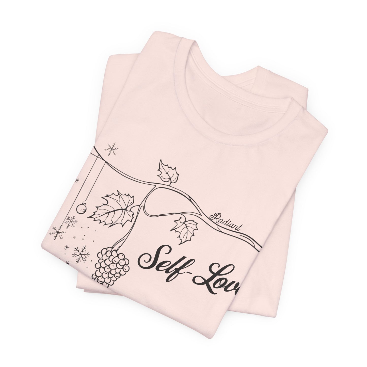 Women’s T-Shirt with Grapevine Design and “Self-Love” Message | Minima