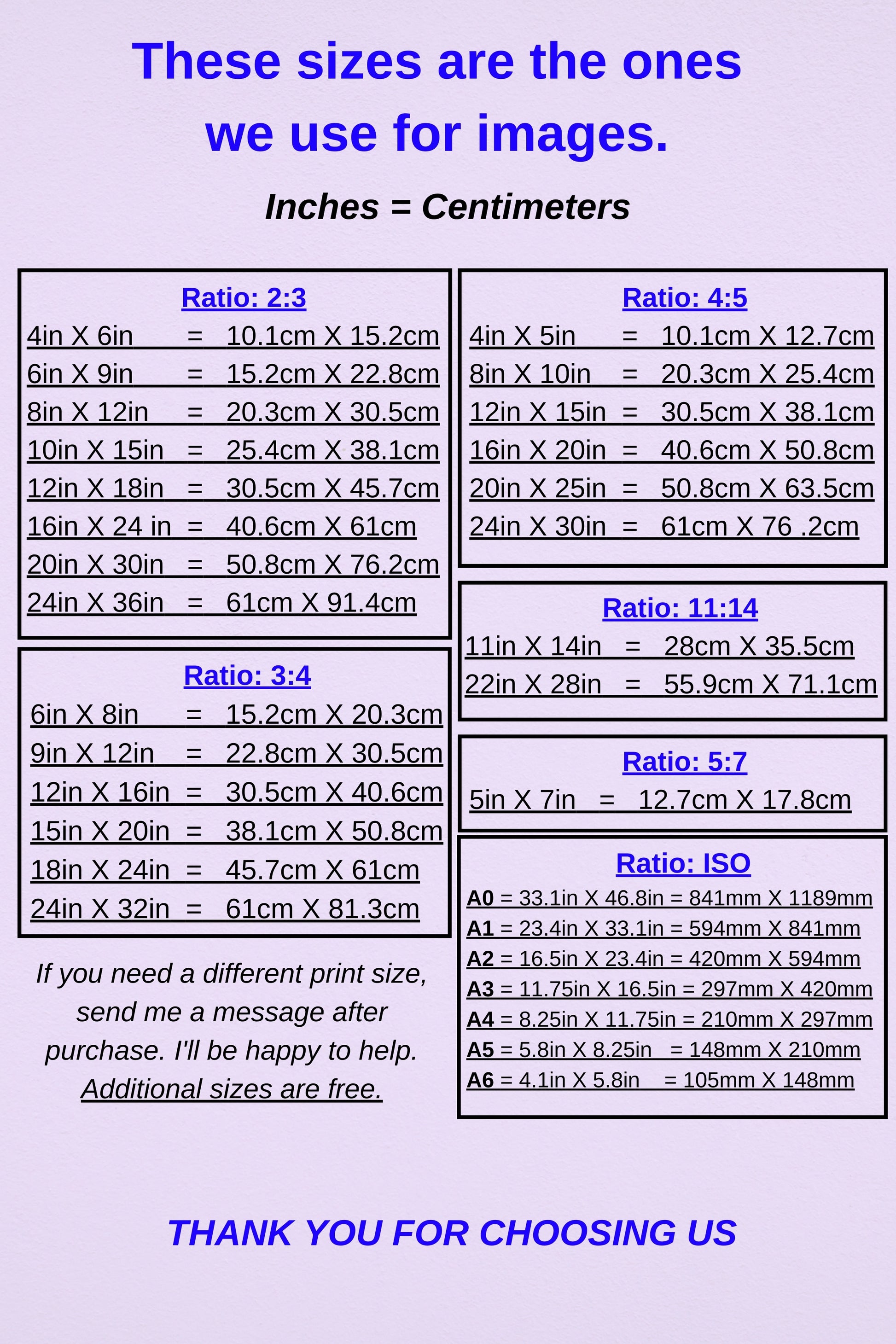 Size chart for clothing items showing measurements for different sizes and fits.