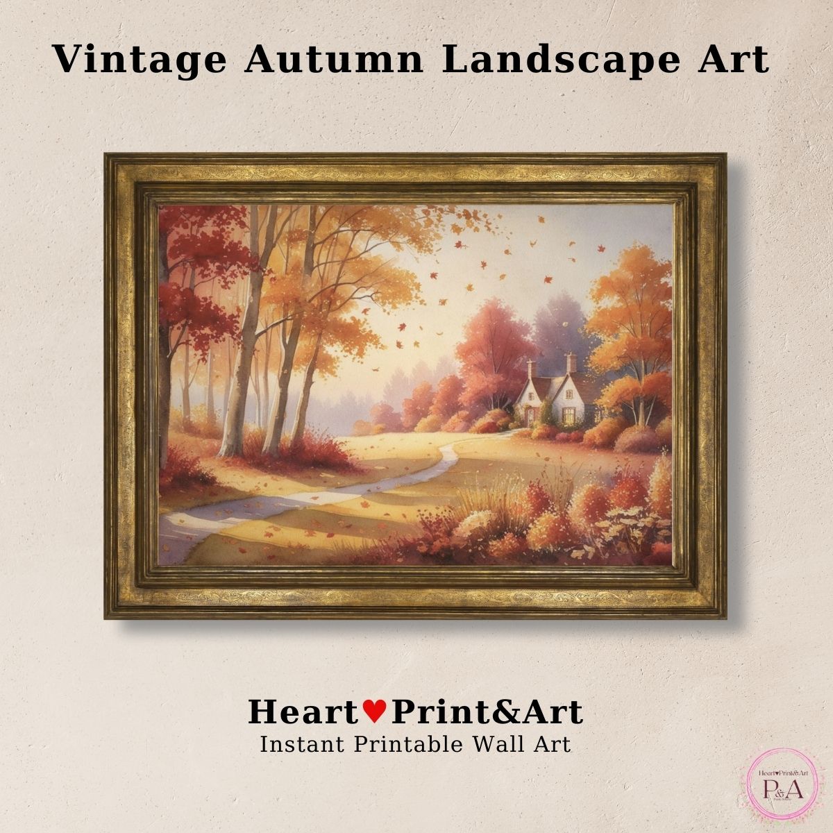 Vintage Art Wall Decor, Gift for Nature Lovers